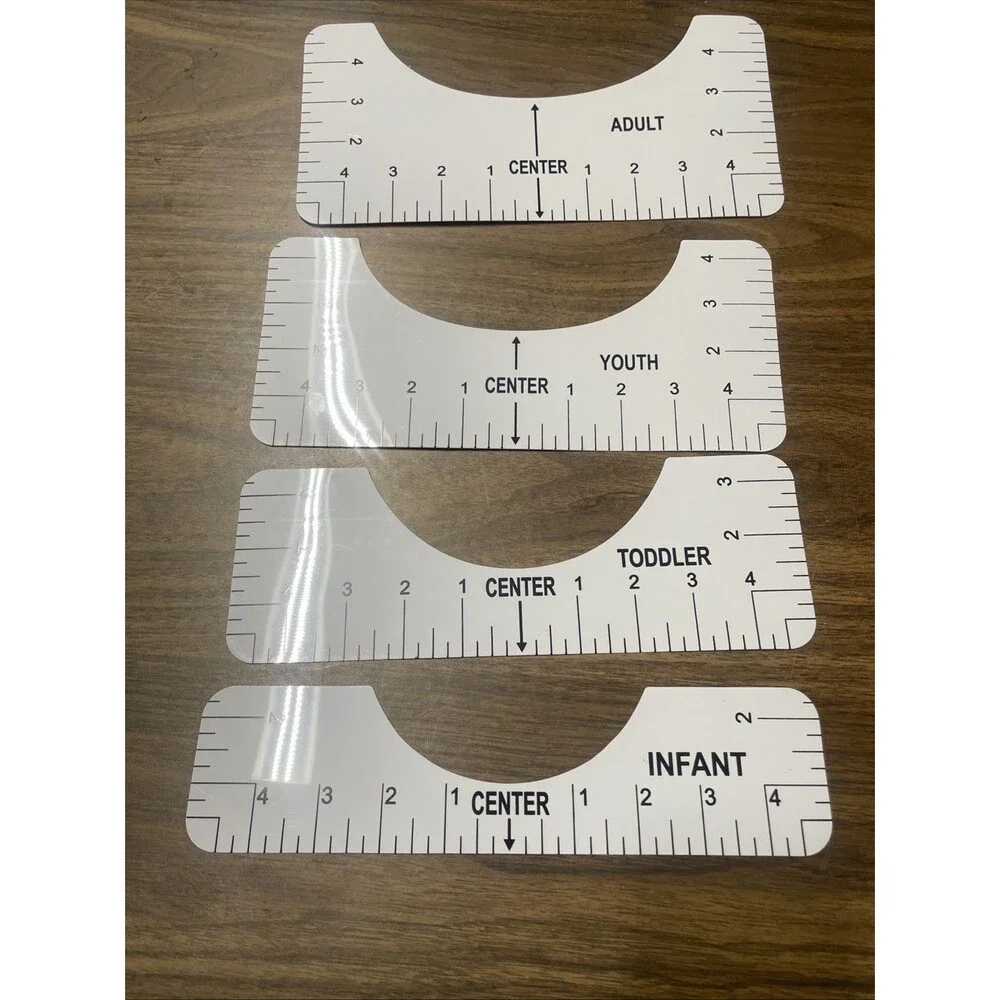 Tshirt Ruler Guide Alignment Tool T-shirt Center Design Heat Press Vinyl Measure